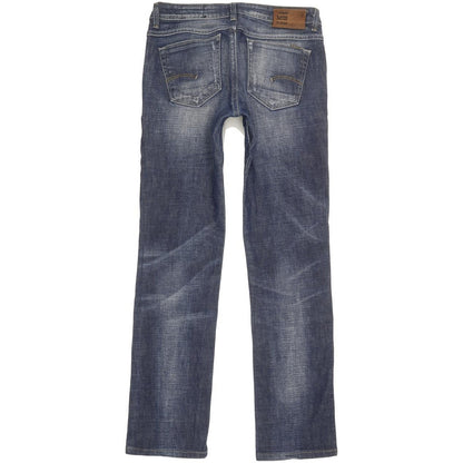 G-Star 3301 Women Blue Straight Slim Stretch Jeans W26 L28