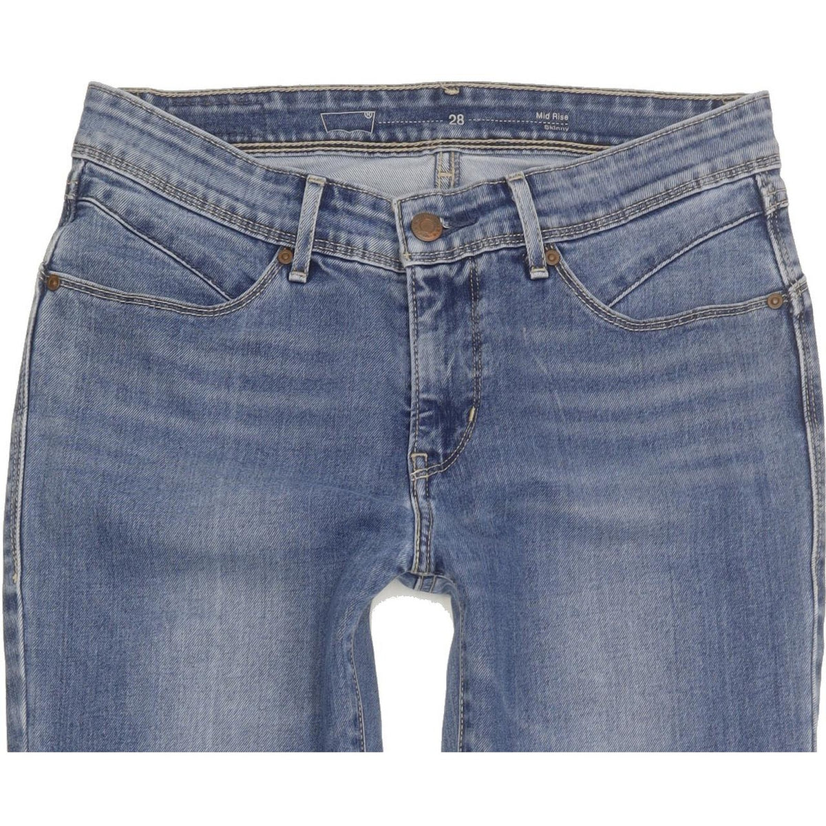 Levi's Women Blue Skinny Slim Stretch Jeans W28 L29