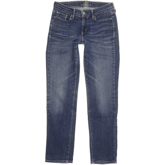 Levi's Slight Curve Women Blue Straight Slim Stretch Jeans W27 L29
