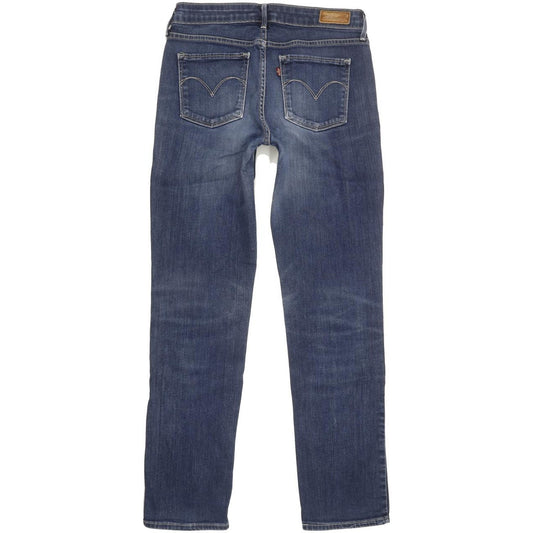Levi's Slight Curve Women Blue Straight Slim Stretch Jeans W27 L29