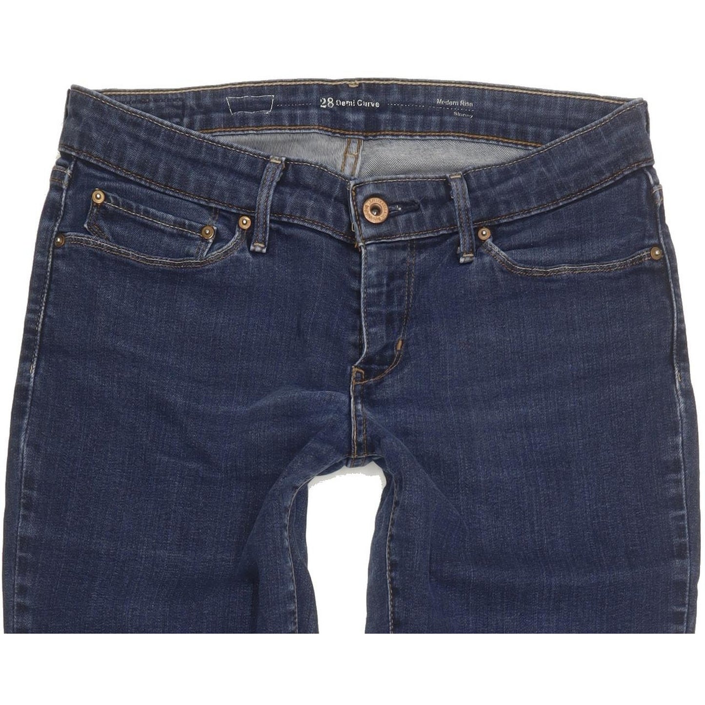 Levi's Demi Curve Women Blue Skinny Slim Stretch Jeans W28 L29