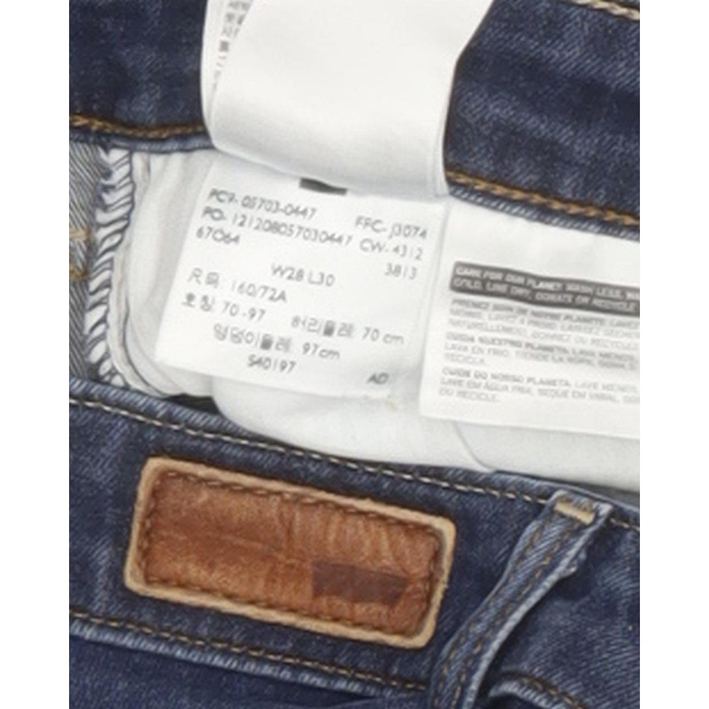 Levi's Demi Curve Women Blue Skinny Slim Stretch Jeans W28 L29