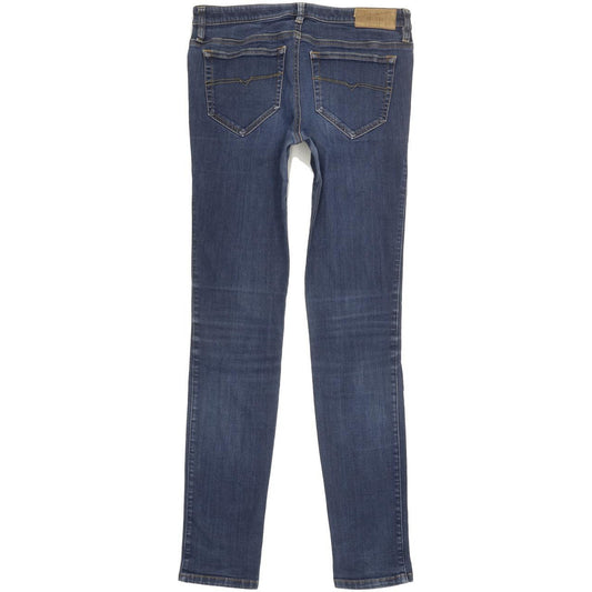 Diesel Skinzee 0813C Women Blue Skinny Slim Stretch Jeans W30 L31
