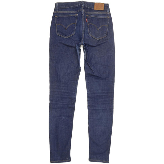 Levi's 710 Super Women Blue Skinny Slim Stretch Jeans W26 L27