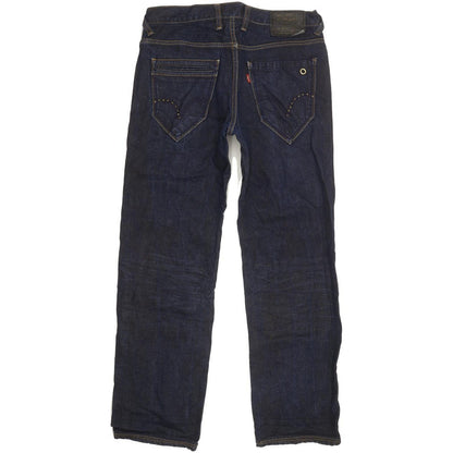 Levi's Men Navy Straight Regular Jeans W33 L29