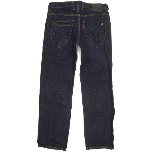 Levi's Men Navy Straight Regular Jeans W33 L29