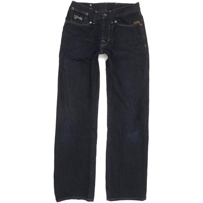 G-Star Coder Men Navy Straight Regular Jeans W29 L30