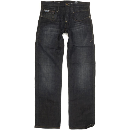G-Star Blade Men Navy Straight Regular Jeans W30 L32