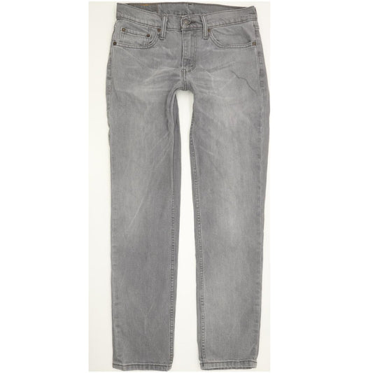 Levi's 511 Men Grey Straight Slim Stretch Jeans W31 L31