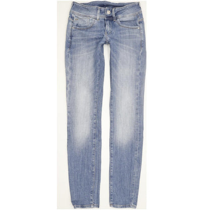 G-Star Lynn Mid Women Blue Skinny Slim Stretch Jeans W26 L31