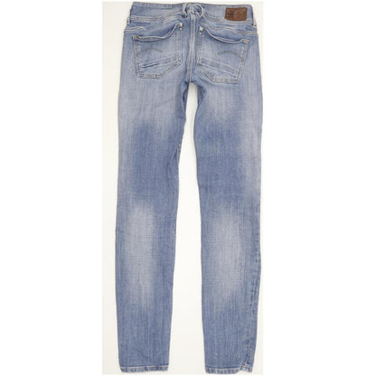 G-Star Lynn Mid Women Blue Skinny Slim Stretch Jeans W26 L31