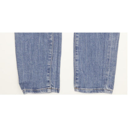 G-Star Lynn Mid Women Blue Skinny Slim Stretch Jeans W26 L31