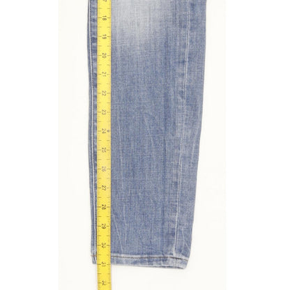 G-Star Lynn Mid Women Blue Skinny Slim Stretch Jeans W26 L31