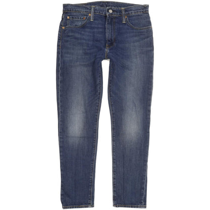 Levi's 512 Men Blue Tapered Slim Stretch Jeans W33 L29