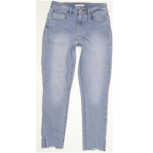 Levi's 721 Blue Skinny Slim Stretch Jeans High Waisted W30 L27