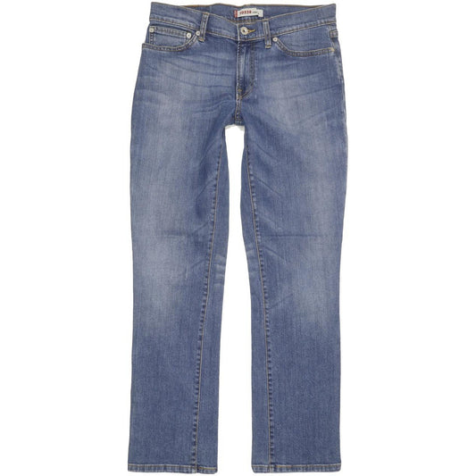 Levi's 528 Women Blue Straight Slim Stretch Jeans W30 L30