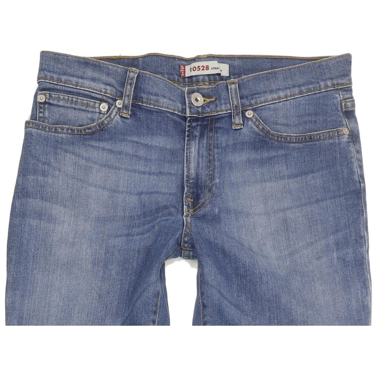 Levi's 528 Women Blue Straight Slim Stretch Jeans W30 L30