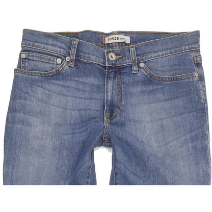 Levi's 528 Women Blue Straight Slim Stretch Jeans W30 L30