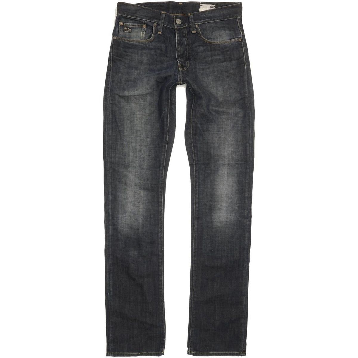 G-Star Men Blue Straight Regular Jeans W32 L35