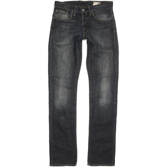 G-Star Men Blue Straight Regular Jeans W32 L35