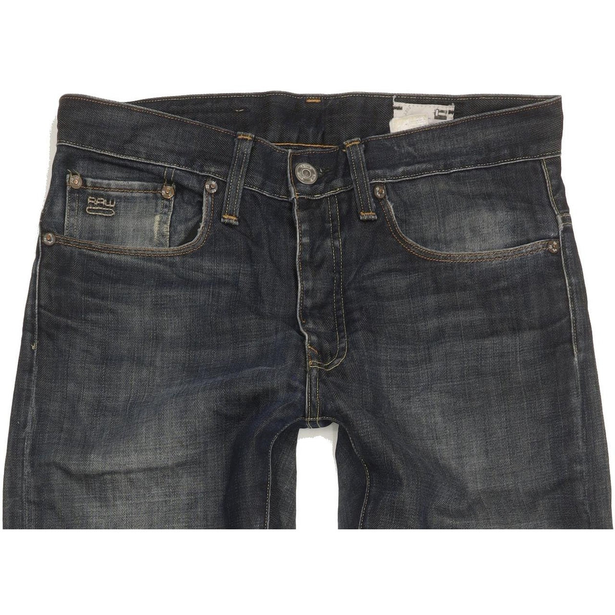 G-Star Men Blue Straight Regular Jeans W32 L35