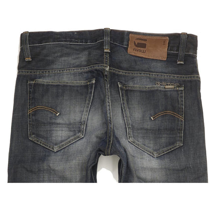 G-Star Men Blue Straight Regular Jeans W32 L35