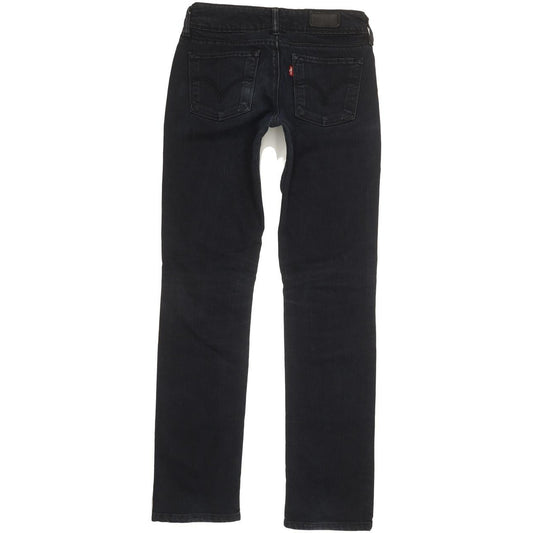 Levi's 571 Women Black Straight Slim Jeans W29 L31