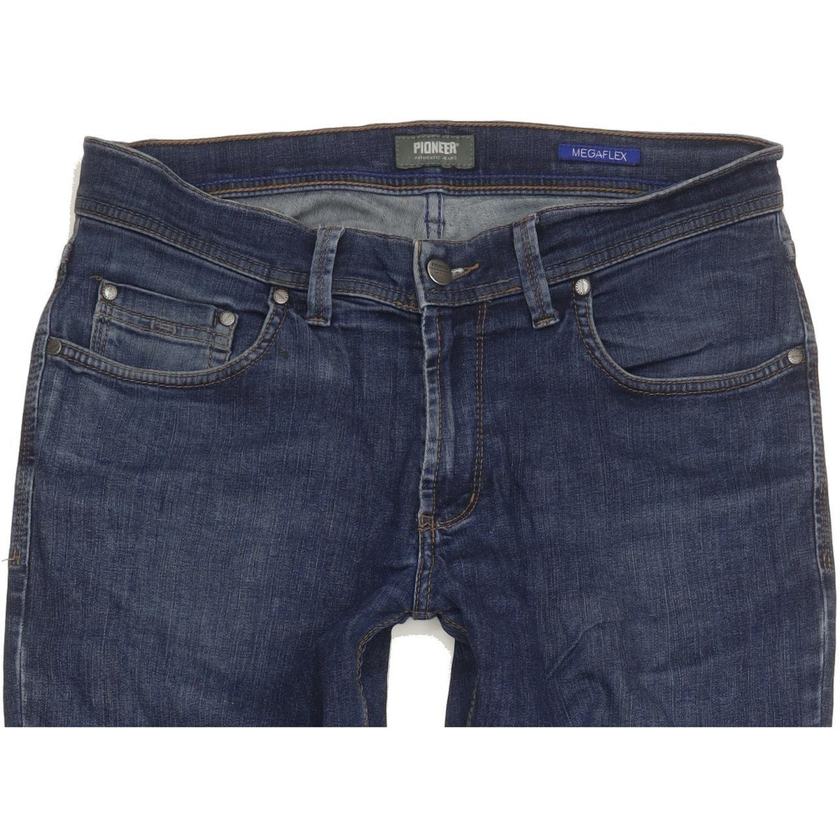 Pioneer Rando Men Blue Straight Regular Stretch Jeans W33 L30
