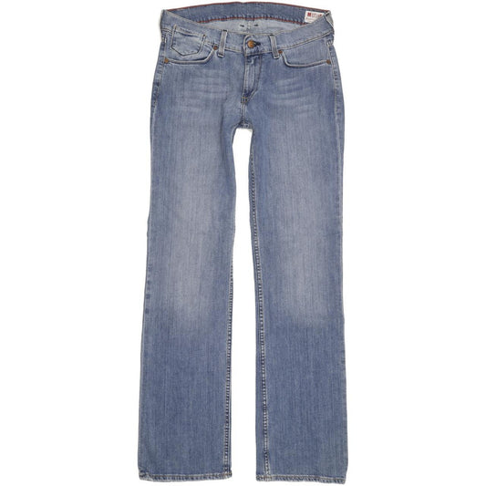 Mustang Oregon Women Blue Straight Slim Stretch Jeans W32 L34