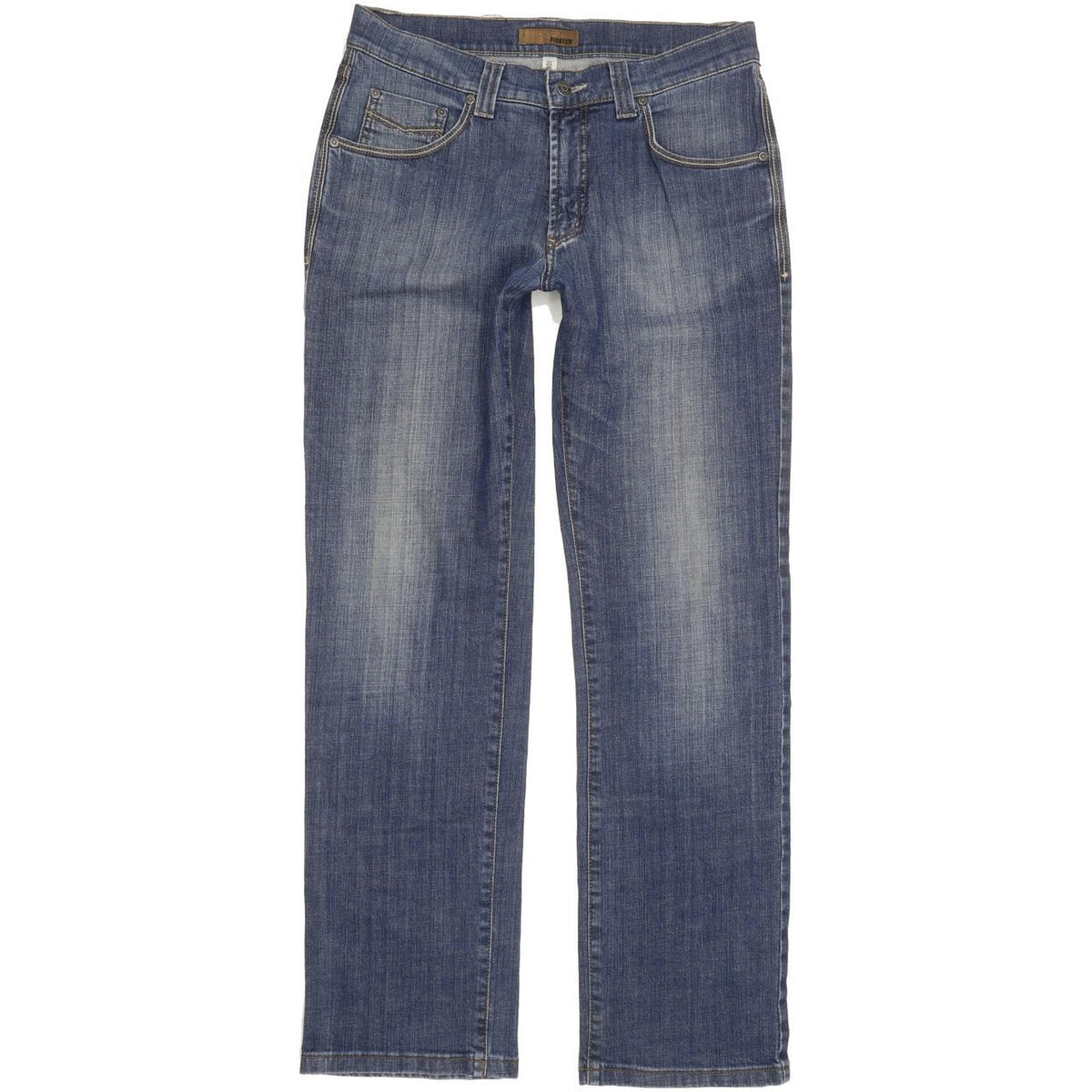Pioneer Rando Men Blue Straight Regular Stretch Jeans W33 L32