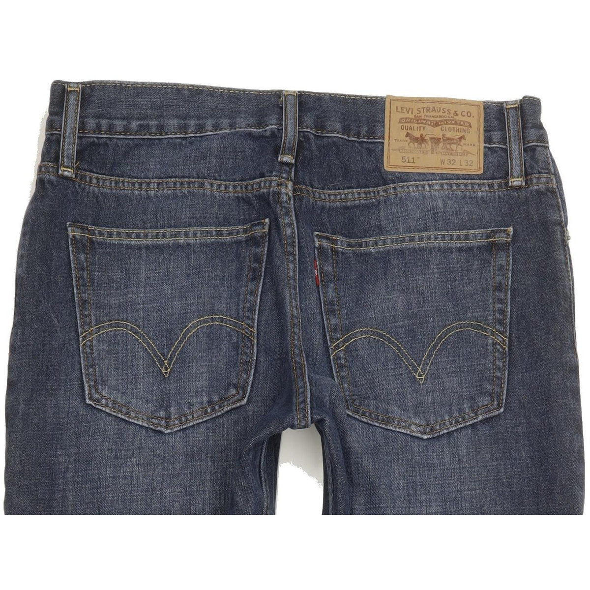 Levi's 511 Men Blue Straight Slim Jeans W32 L31