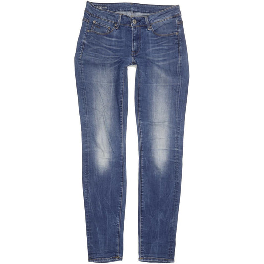 G-Star 3301 Contour Women Blue Skinny Slim Stretch Jeans W29 L32