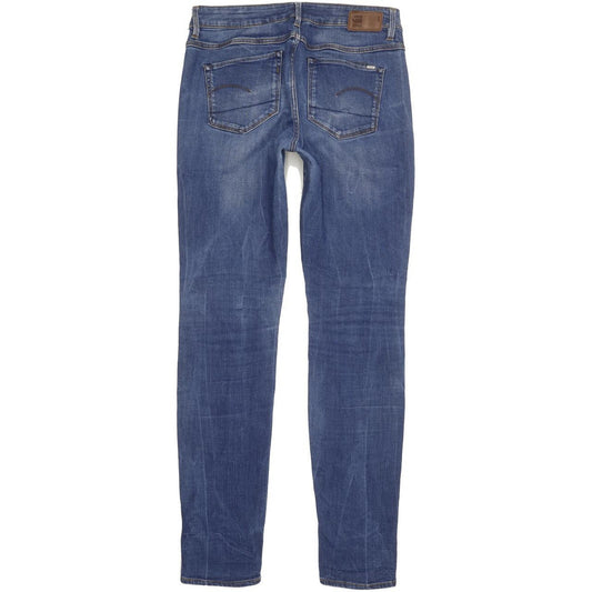 G-Star 3301 Contour Women Blue Skinny Slim Stretch Jeans W29 L32