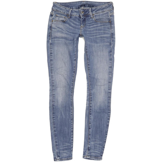 G-Star 3301 Deconst Women Blue Skinny Slim Stretch Jeans W27 L29