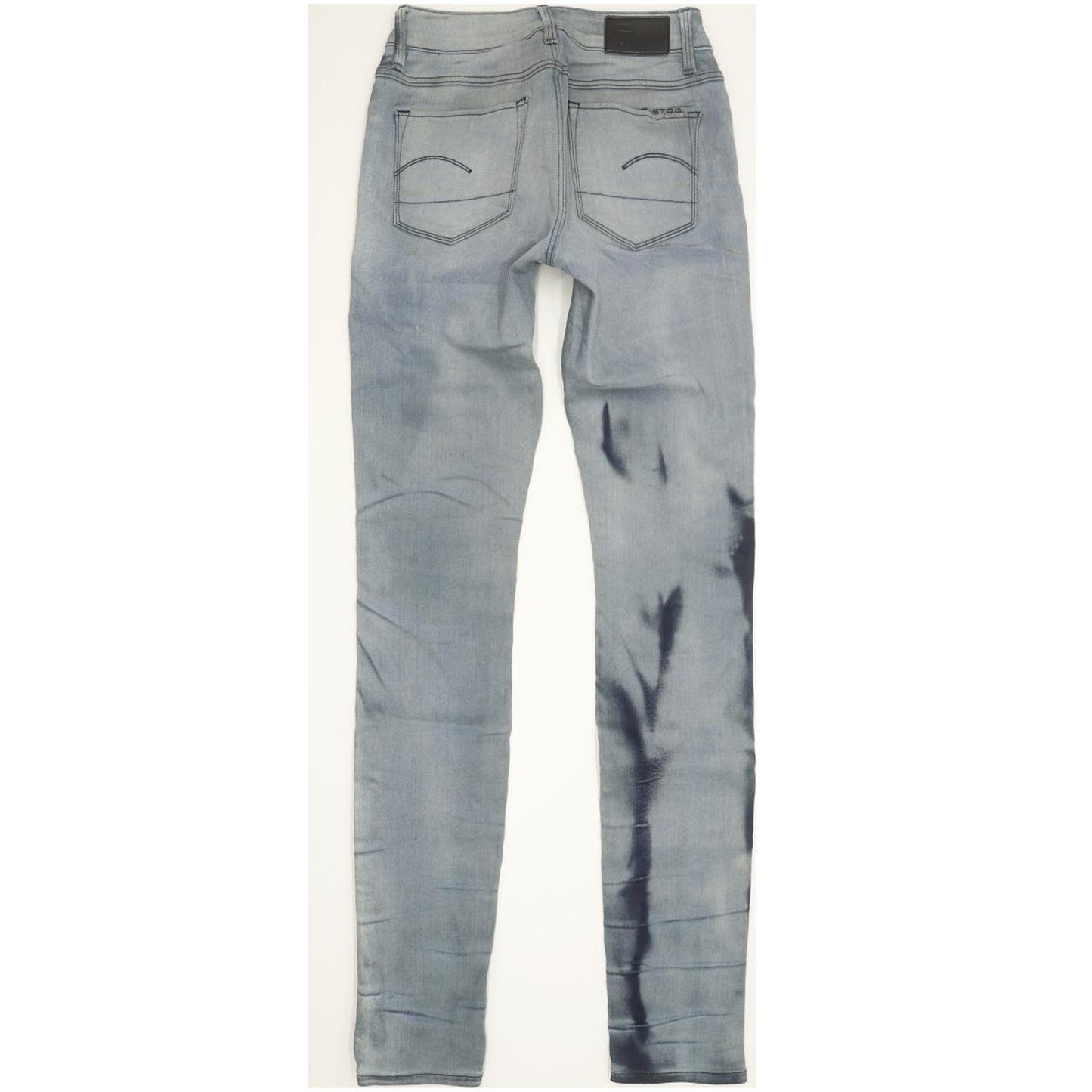 G-Star 3301 High Women Grey Skinny Slim Stretch Jeans W26 L32