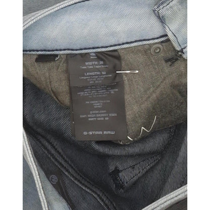 G-Star 3301 High Women Grey Skinny Slim Stretch Jeans W26 L32