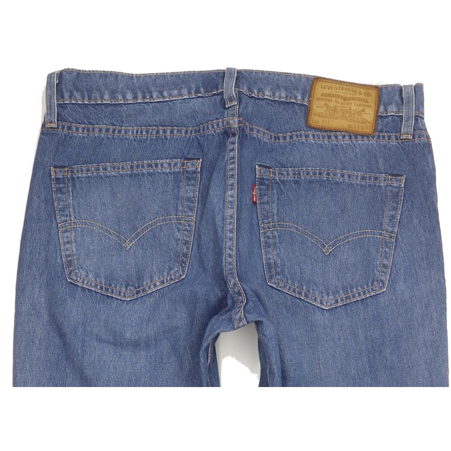 Levi's 511 Men Blue Straight Slim Stretch Jeans W33 L31