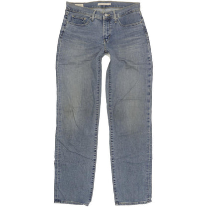 Levi's 314 Shaping Women Blue Straight Slim Stretch Jeans W28 L32