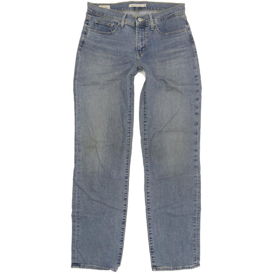 Levi's 314 Shaping Women Blue Straight Slim Stretch Jeans W28 L32