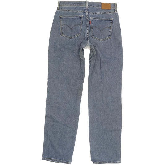 Levi's 314 Shaping Women Blue Straight Slim Stretch Jeans W28 L32