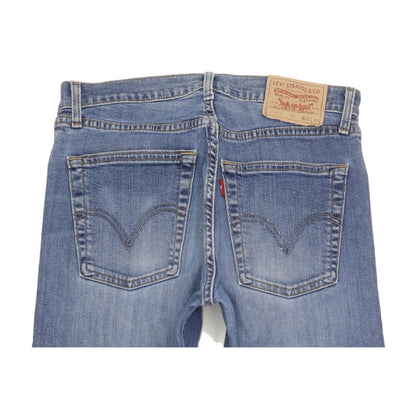 Levi's 521 Men Blue Straight Regular Stretch Jeans W33 L32