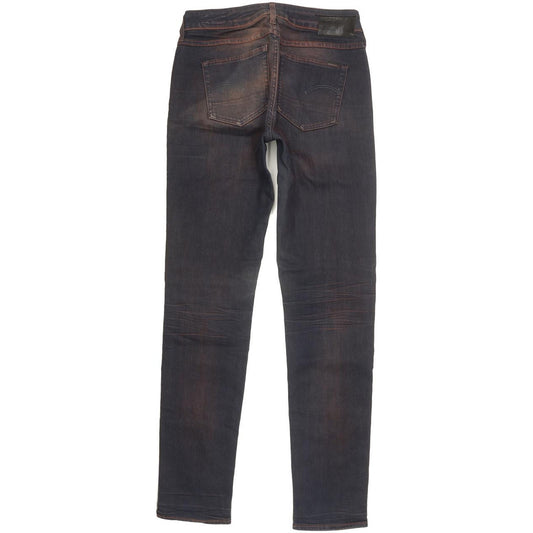 G-Star 3301 Contour Women Navy Skinny Slim Stretch Jeans W27 L30