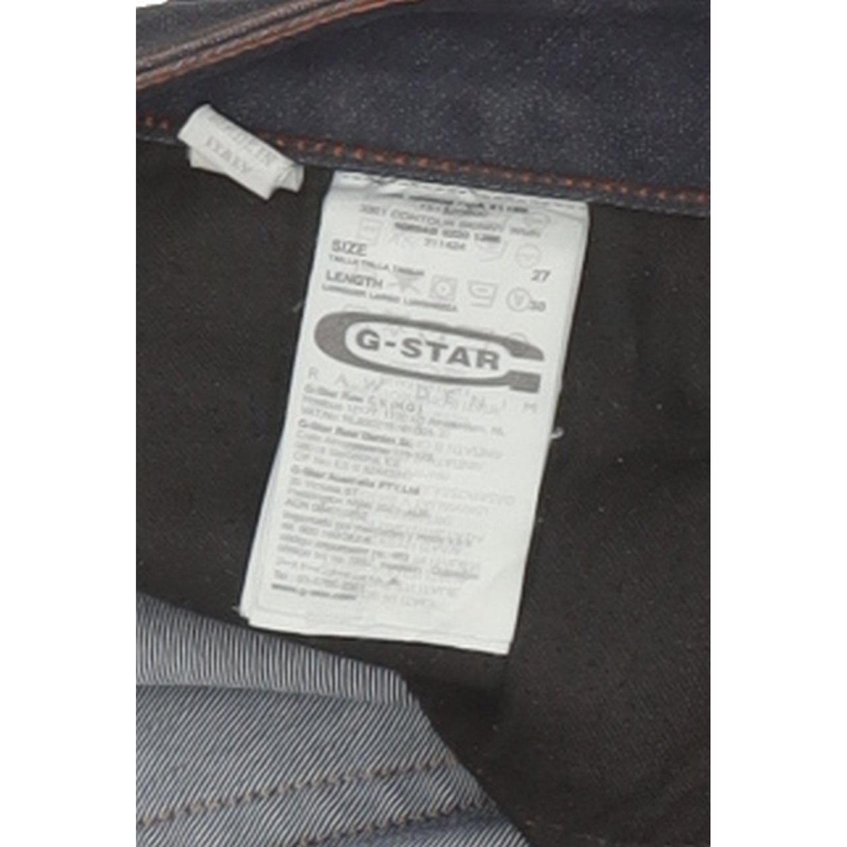 G-Star 3301 Contour Women Navy Skinny Slim Stretch Jeans W27 L30