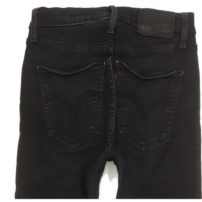 Levi's Mile Black Skinny Slim Stretch Jeans High Waisted W26 L28