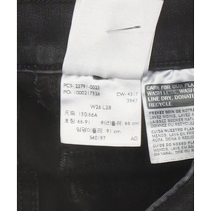 Levi's Mile Black Skinny Slim Stretch Jeans High Waisted W26 L28