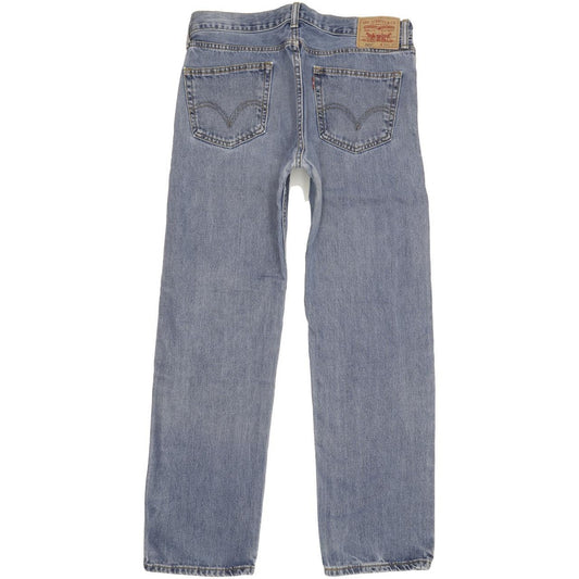 Levi's 505 Men Blue Straight Regular Jeans W34 L31