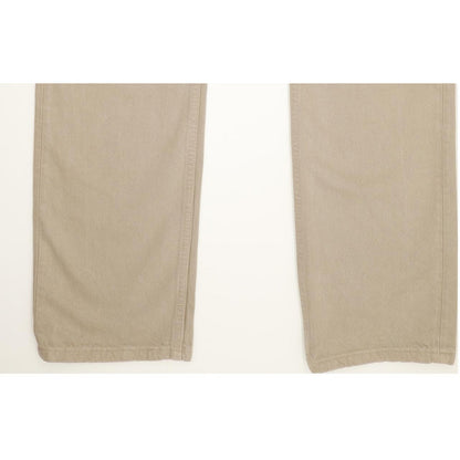 Levi's 501 Made in USA Men Beige Straight Regular Jeans W33 L34
