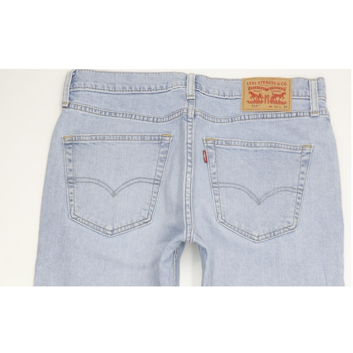 Levi's 514 Men Blue Straight Slim Jeans W32 L32