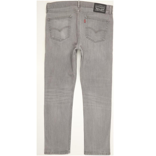 Levi's Men Grey Tapered Regular Stretch Jeans W34 L28