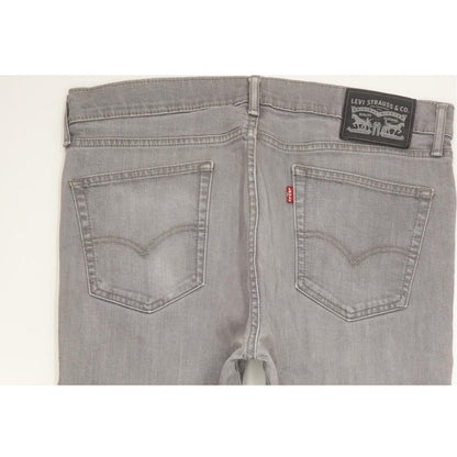 Levi's Men Grey Tapered Regular Stretch Jeans W34 L28